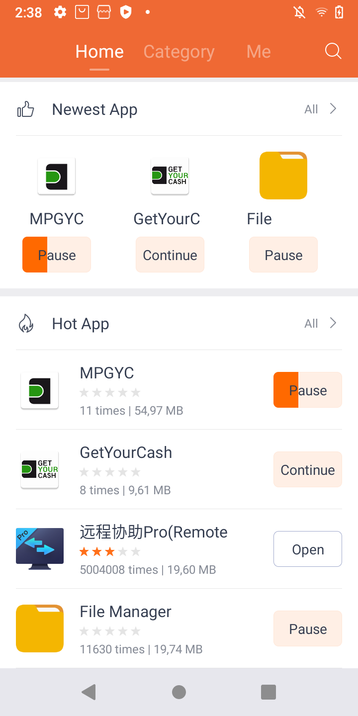 Schermata che fa vedere che una volta installate le app, le icone saranno visibili sull&rsquo;APP Store.